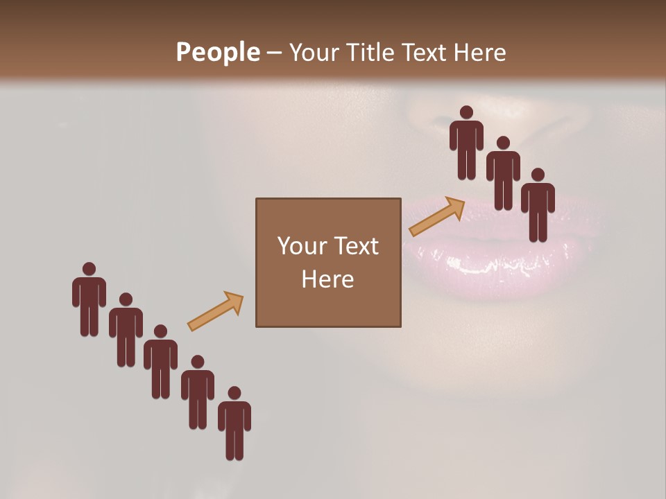 A Woman With A Hat On Her Head PowerPoint Template