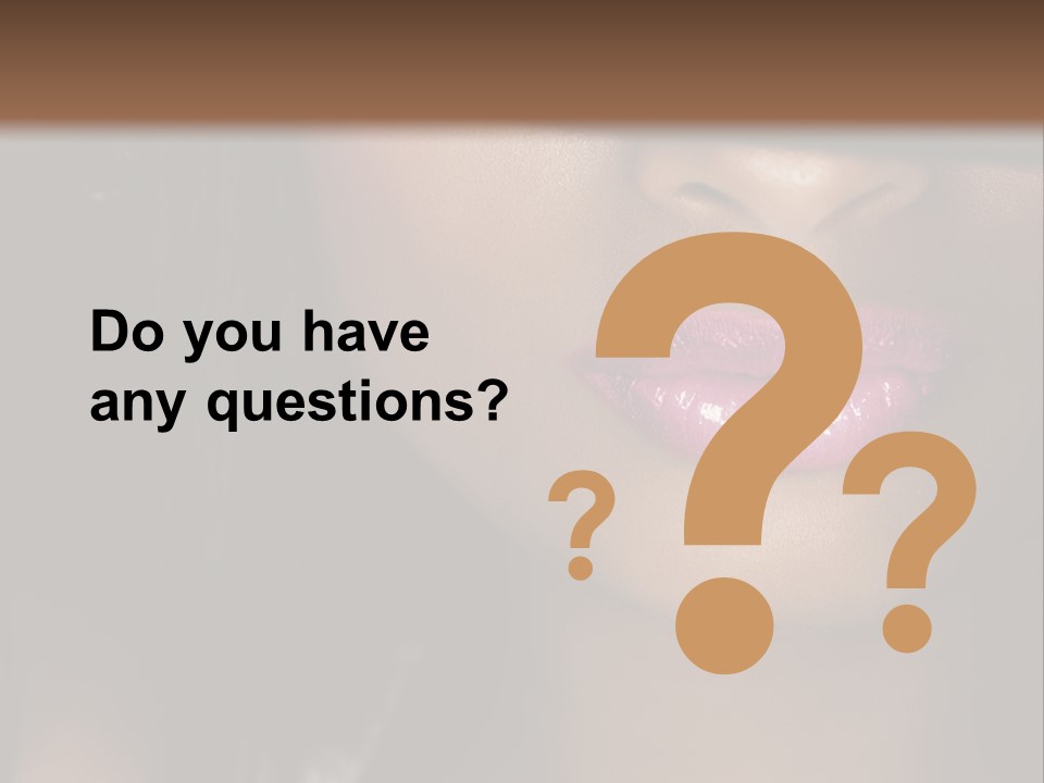 A Woman With A Hat On Her Head PowerPoint Template