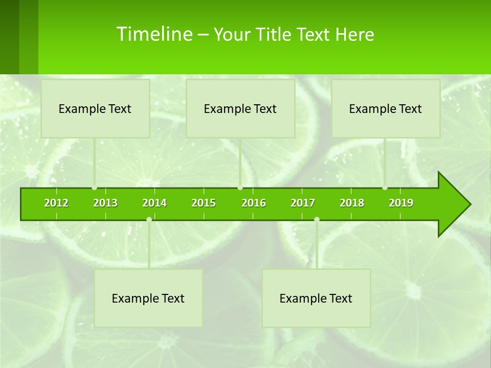 A Group Of Limes With Water Droplets On Them PowerPoint Template