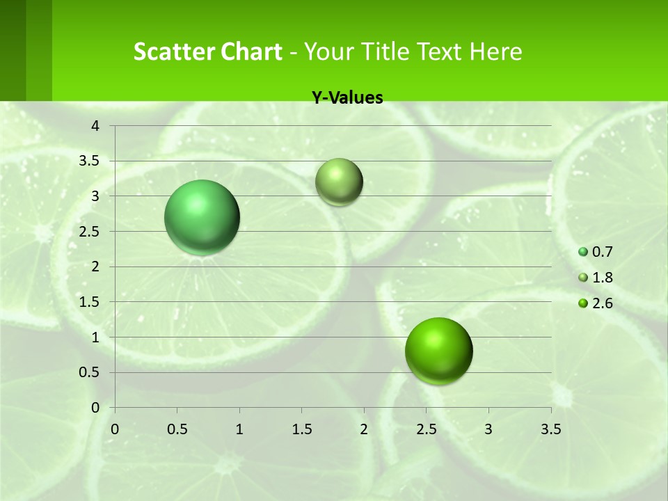 A Group Of Limes With Water Droplets On Them PowerPoint Template