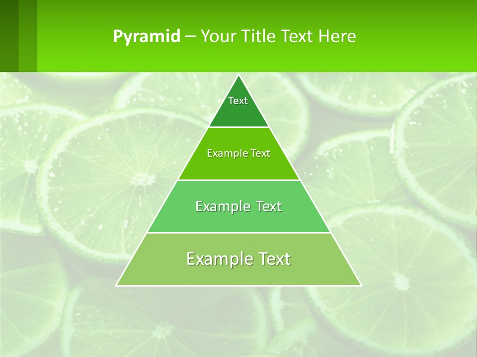 A Group Of Limes With Water Droplets On Them PowerPoint Template