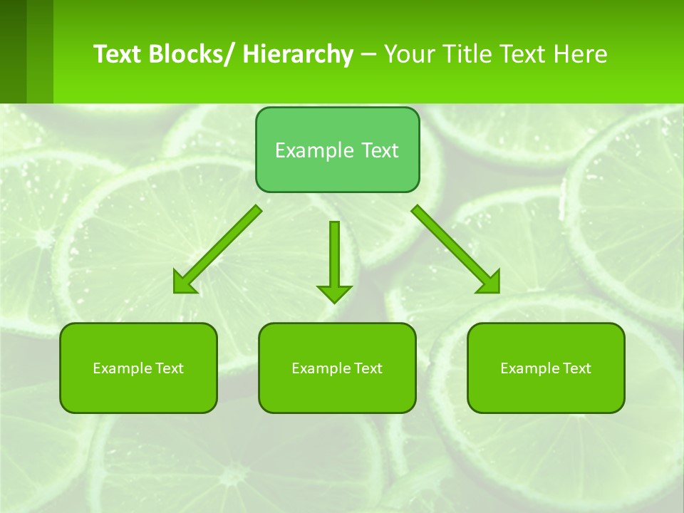 A Group Of Limes With Water Droplets On Them PowerPoint Template