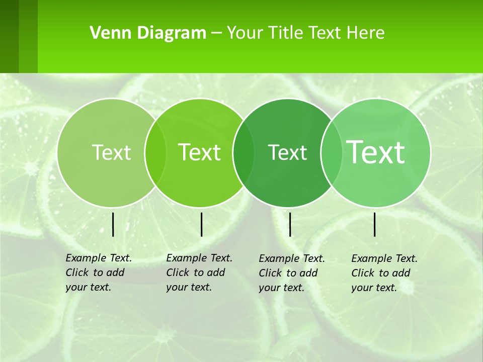 A Group Of Limes With Water Droplets On Them PowerPoint Template