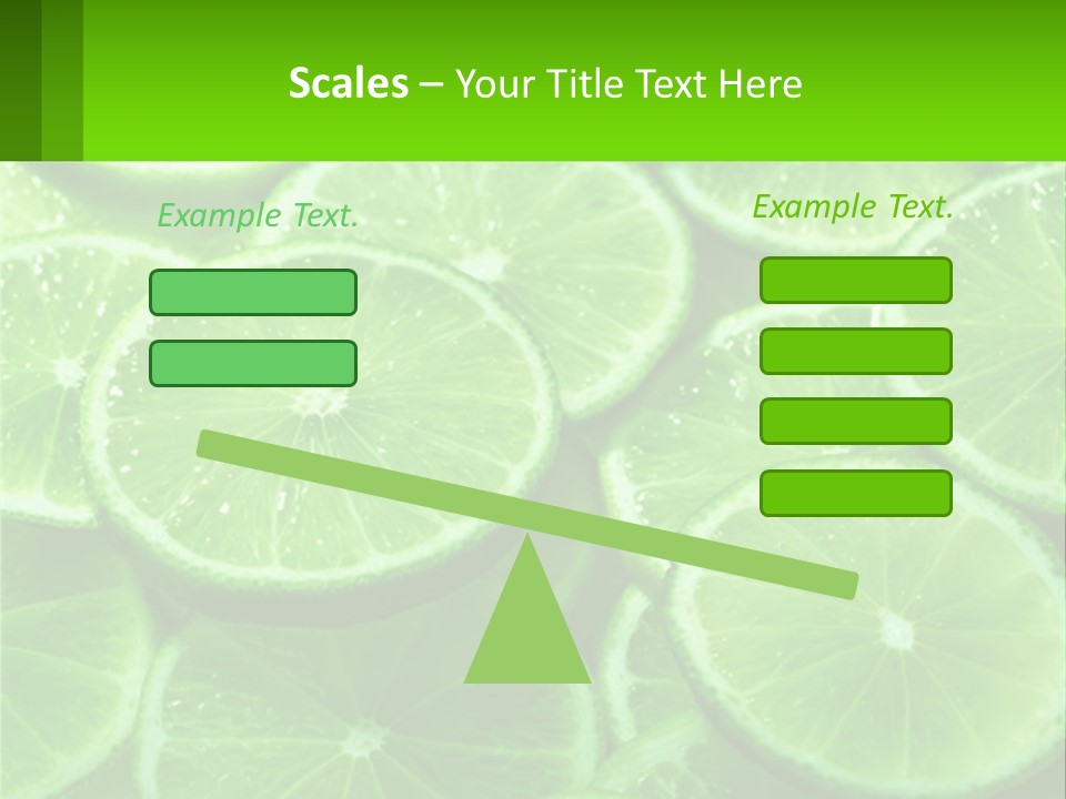 A Group Of Limes With Water Droplets On Them PowerPoint Template