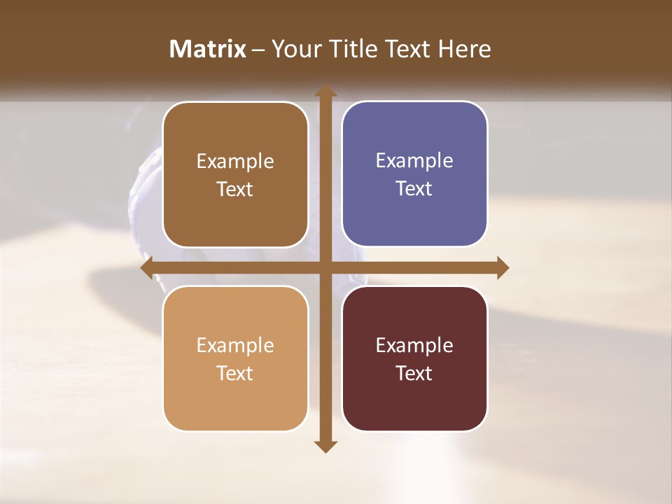 A Person Holding A Flashlight On Top Of A Wooden Table PowerPoint Template
