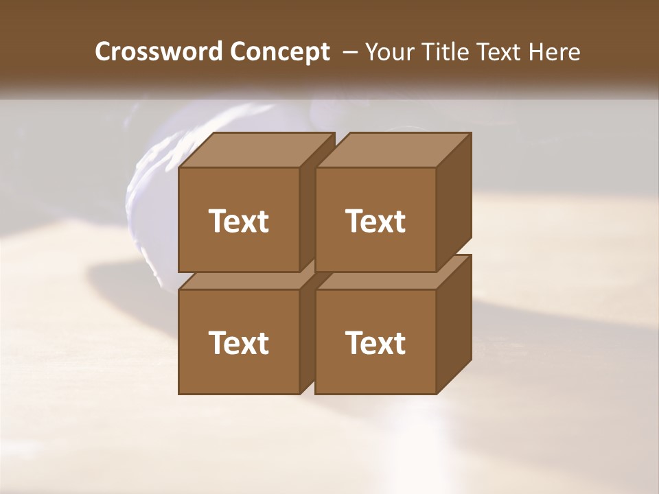 A Person Holding A Flashlight On Top Of A Wooden Table PowerPoint Template