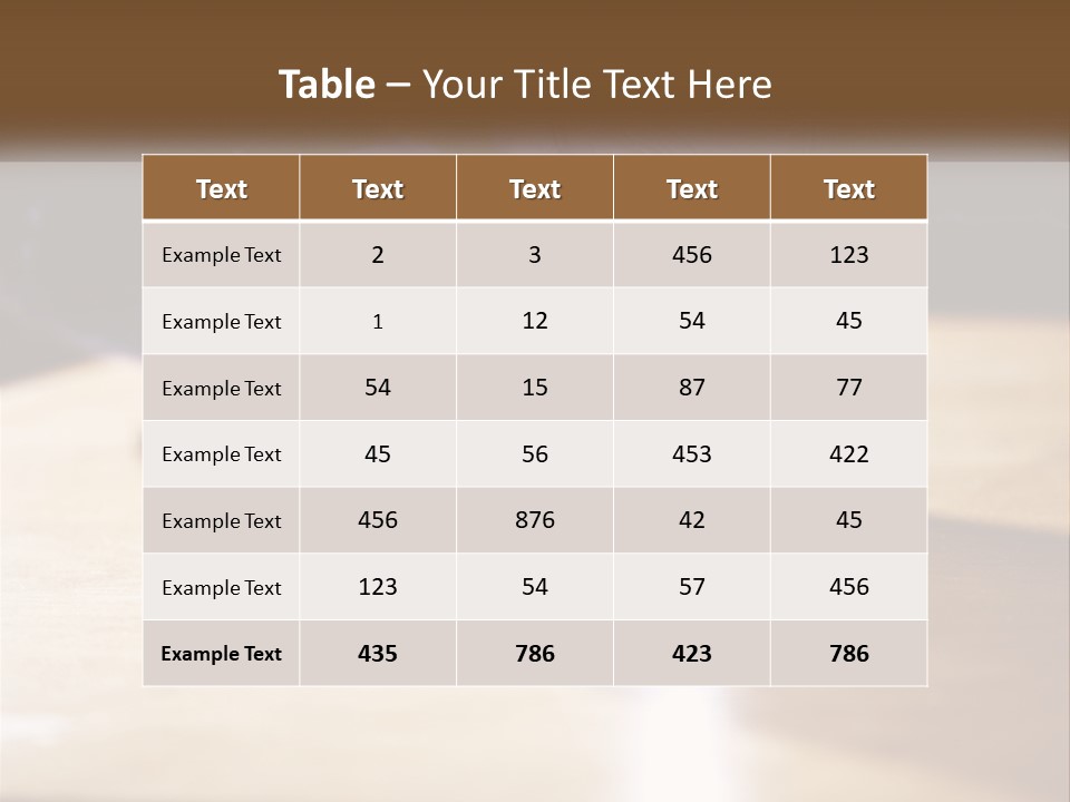 A Person Holding A Flashlight On Top Of A Wooden Table PowerPoint Template