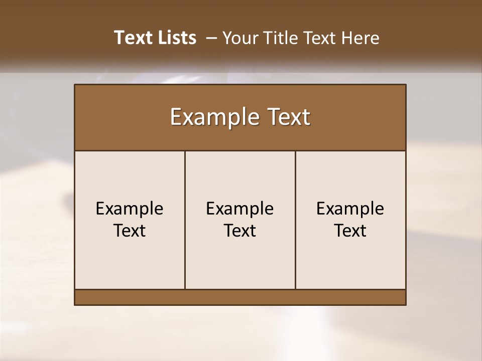 A Person Holding A Flashlight On Top Of A Wooden Table PowerPoint Template