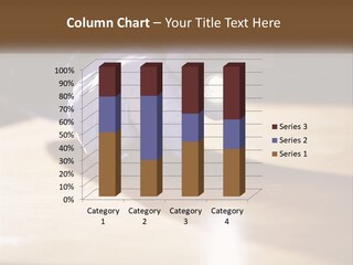 A Person Holding A Flashlight On Top Of A Wooden Table PowerPoint Template