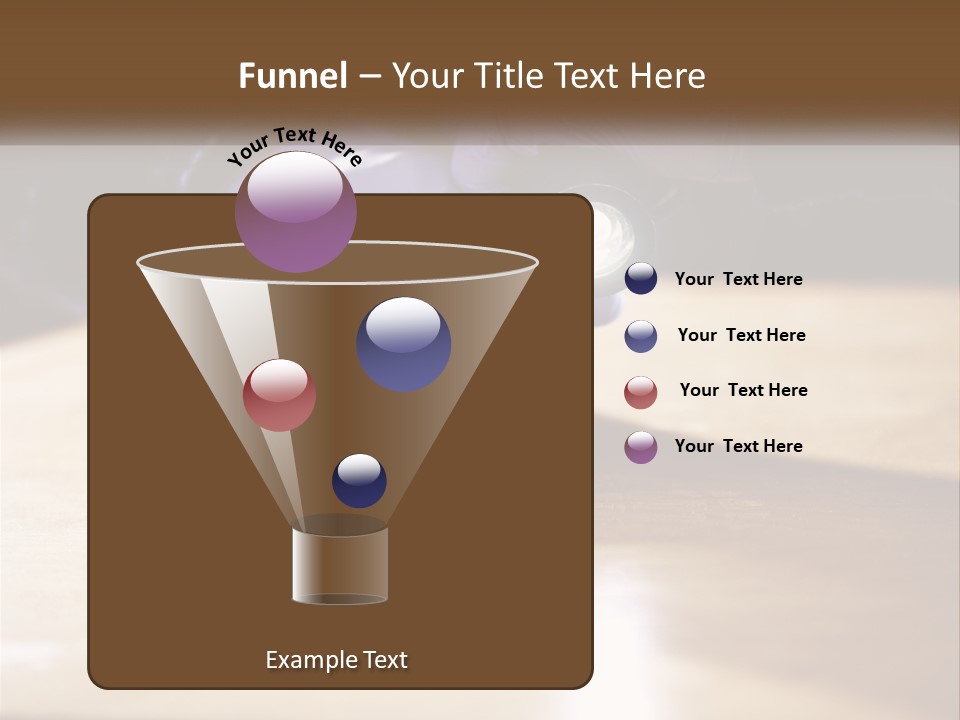 A Person Holding A Flashlight On Top Of A Wooden Table PowerPoint Template