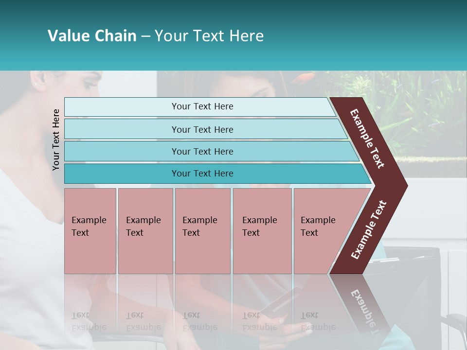 Two Women In Scrubs Are Looking At A Clipboard PowerPoint Template