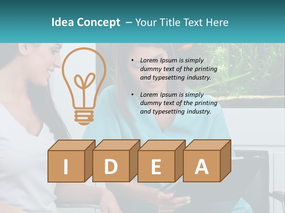 Two Women In Scrubs Are Looking At A Clipboard PowerPoint Template