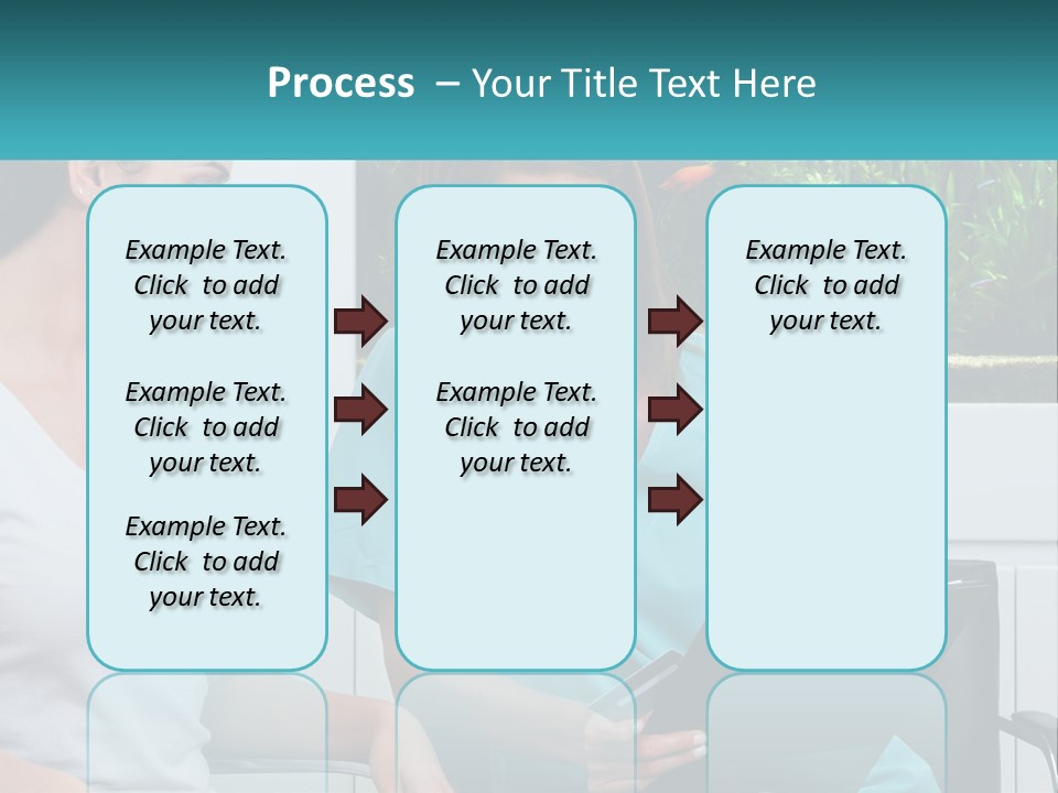 Two Women In Scrubs Are Looking At A Clipboard PowerPoint Template