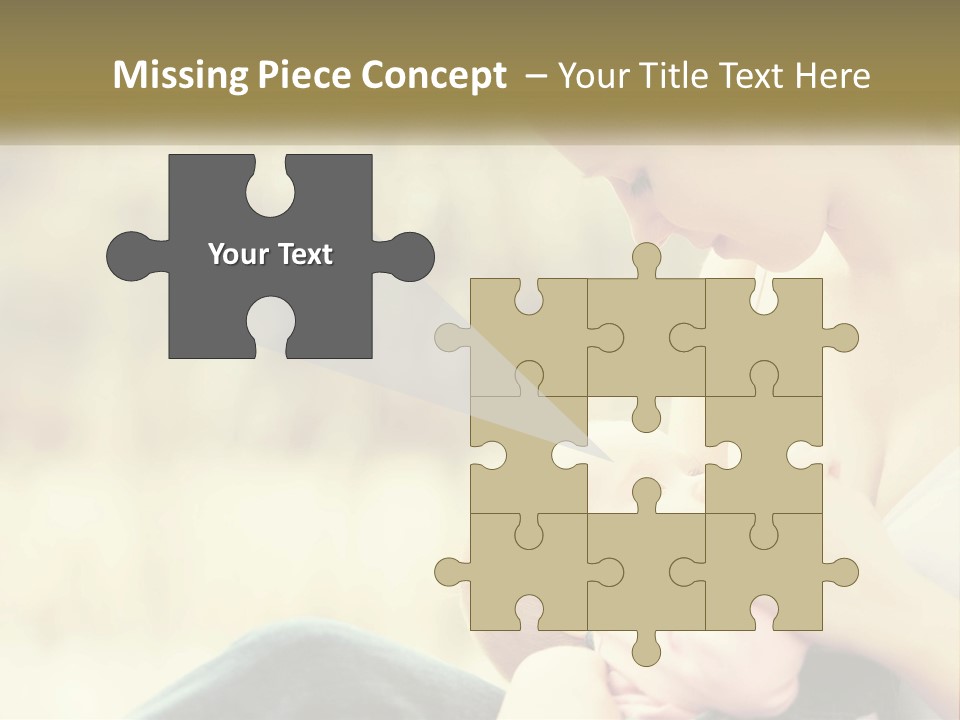 A Woman Holding A Baby In Her Lap PowerPoint Template