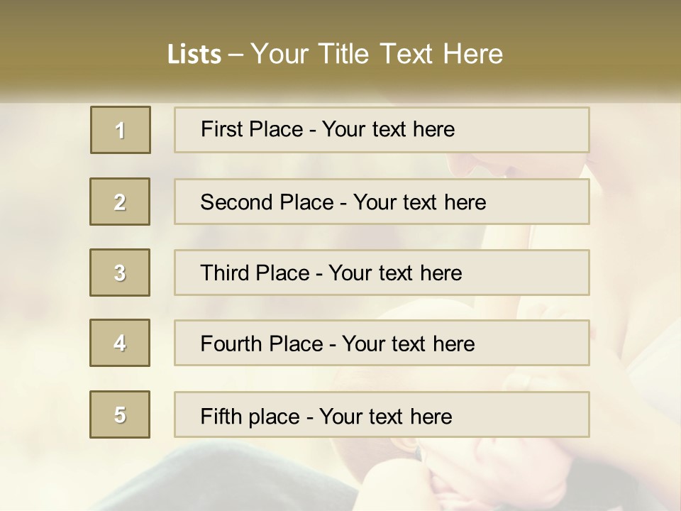 A Woman Holding A Baby In Her Lap PowerPoint Template