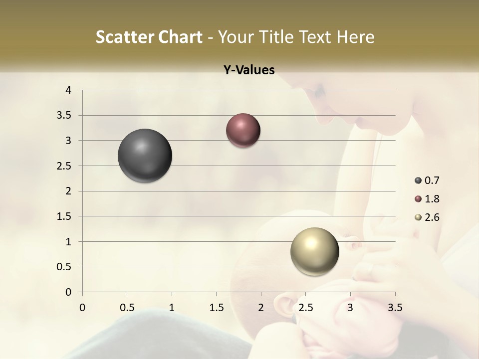 A Woman Holding A Baby In Her Lap PowerPoint Template