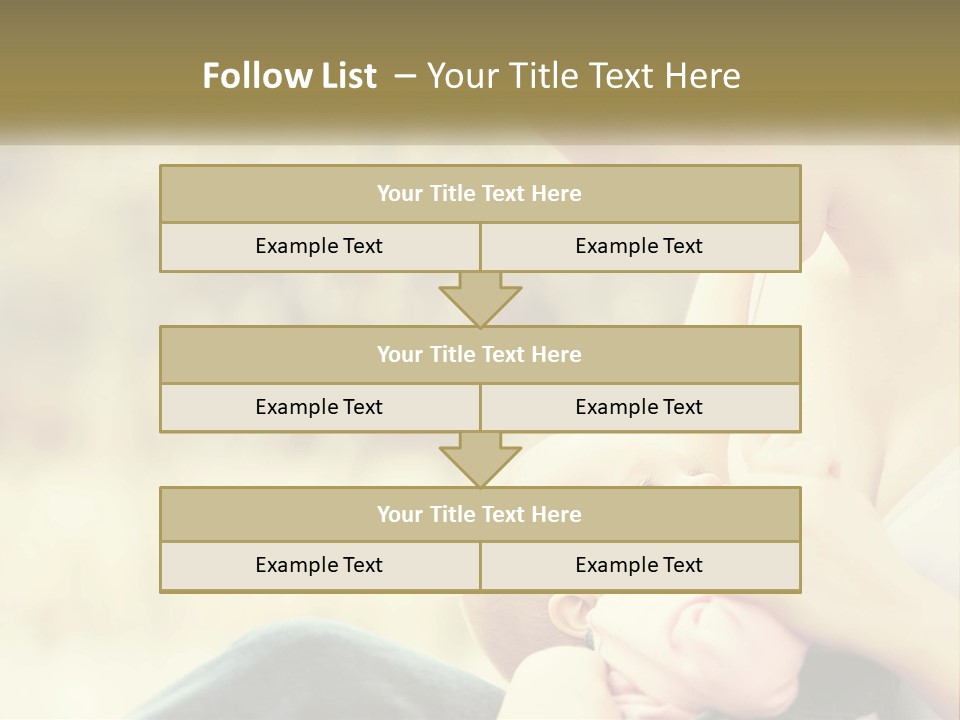 A Woman Holding A Baby In Her Lap PowerPoint Template