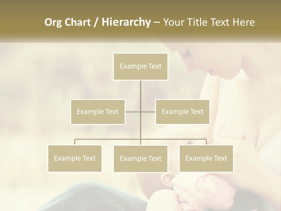 A Woman Holding A Baby In Her Lap PowerPoint Template