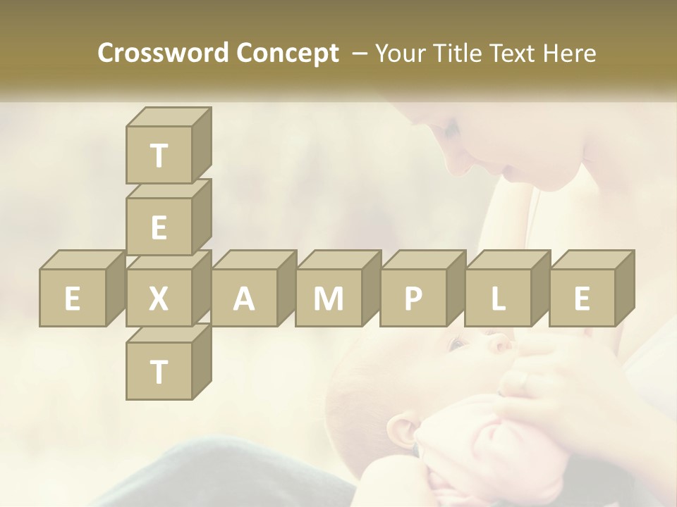 A Woman Holding A Baby In Her Lap PowerPoint Template