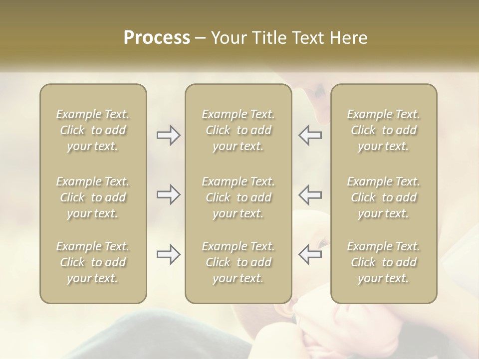 A Woman Holding A Baby In Her Lap PowerPoint Template