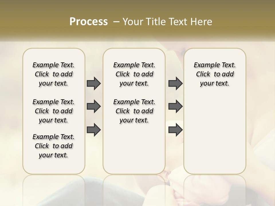 A Woman Holding A Baby In Her Lap PowerPoint Template