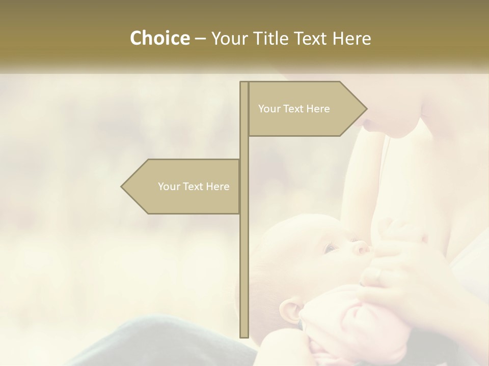 A Woman Holding A Baby In Her Lap PowerPoint Template