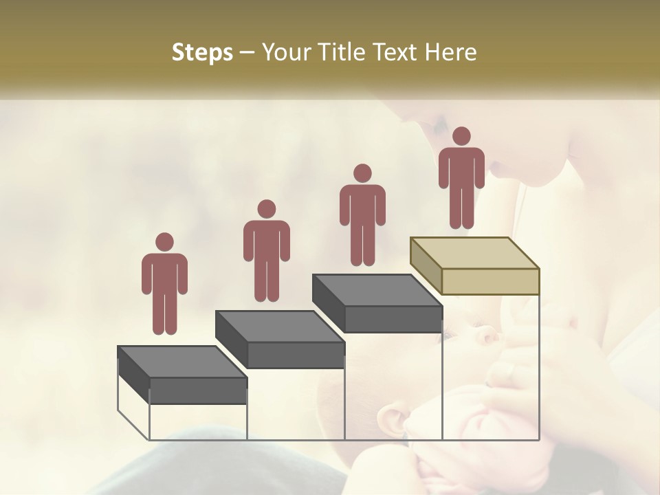 A Woman Holding A Baby In Her Lap PowerPoint Template