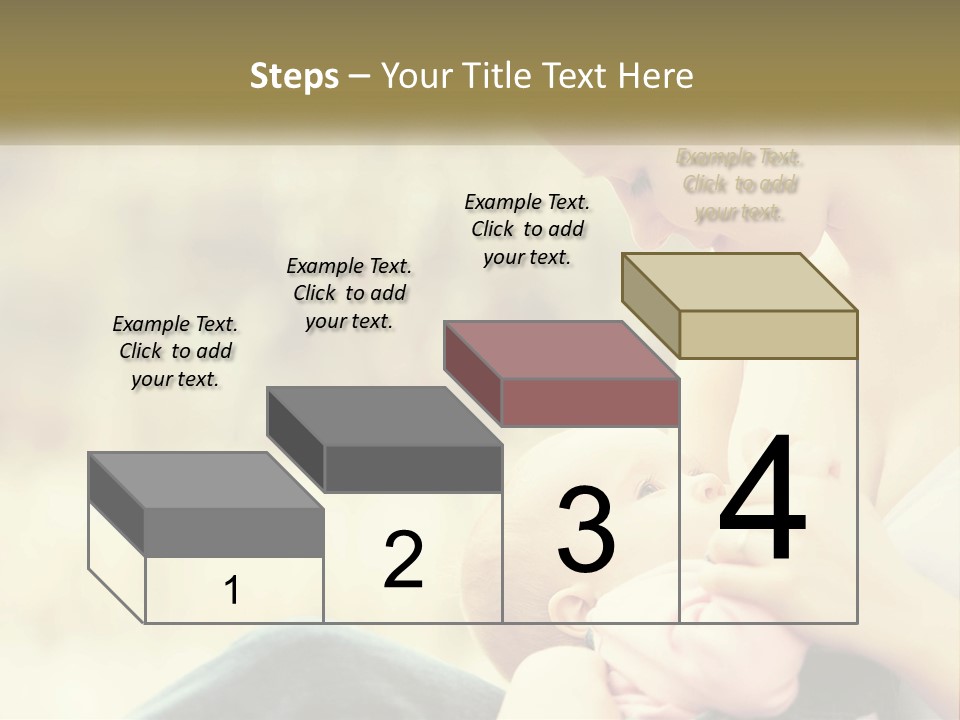 A Woman Holding A Baby In Her Lap PowerPoint Template