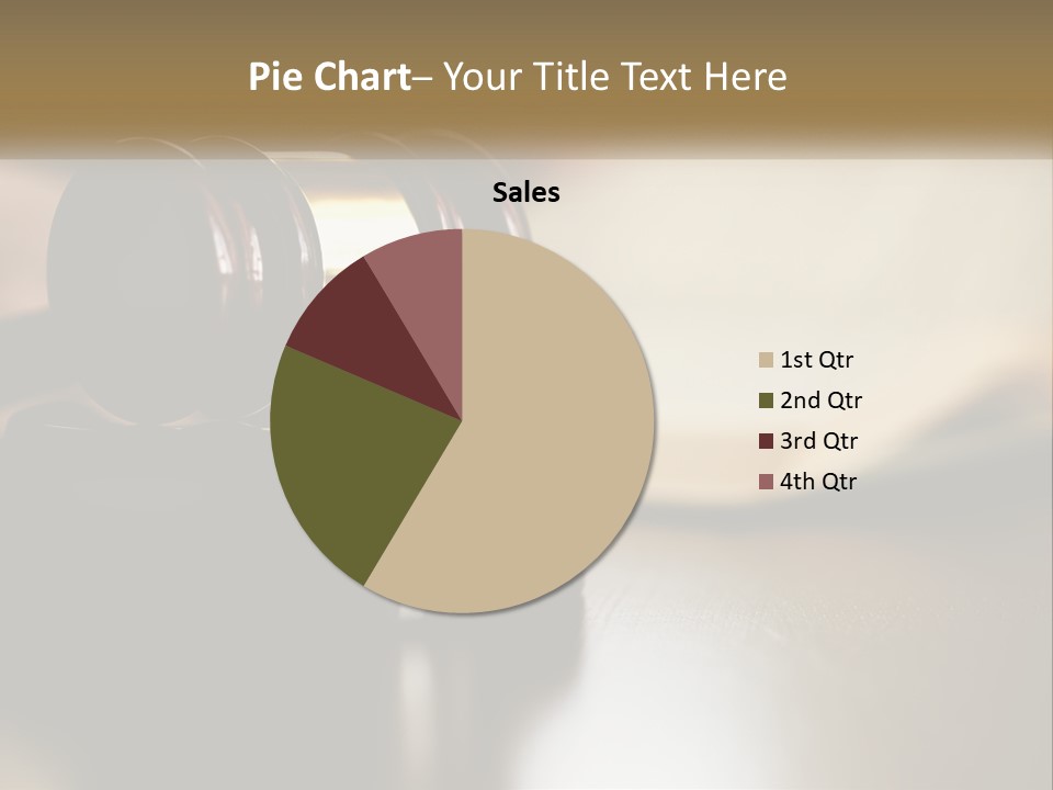 A Judge's Gavel Sitting On Top Of A Wooden Table PowerPoint Template