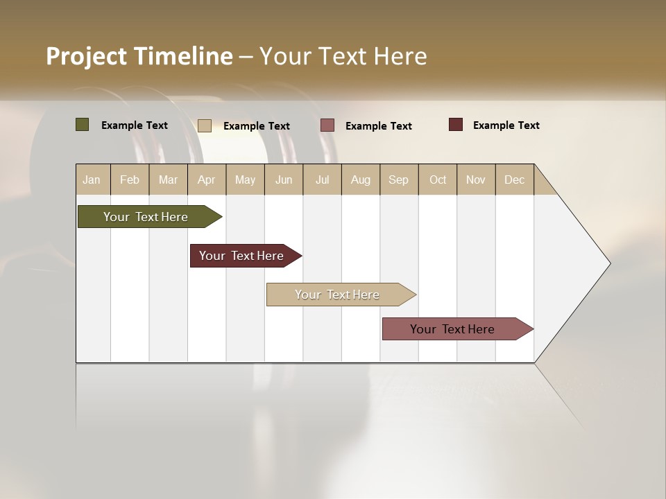 A Judge's Gavel Sitting On Top Of A Wooden Table PowerPoint Template