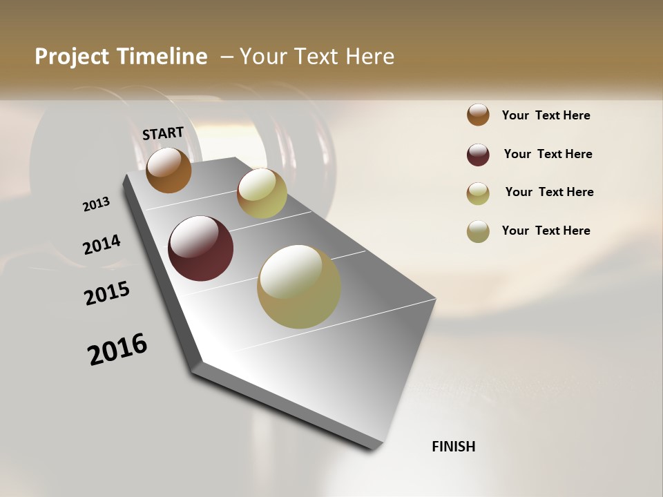 A Judge's Gavel Sitting On Top Of A Wooden Table PowerPoint Template