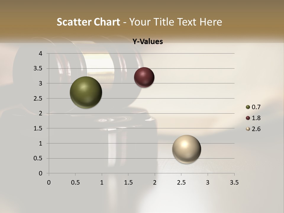 A Judge's Gavel Sitting On Top Of A Wooden Table PowerPoint Template