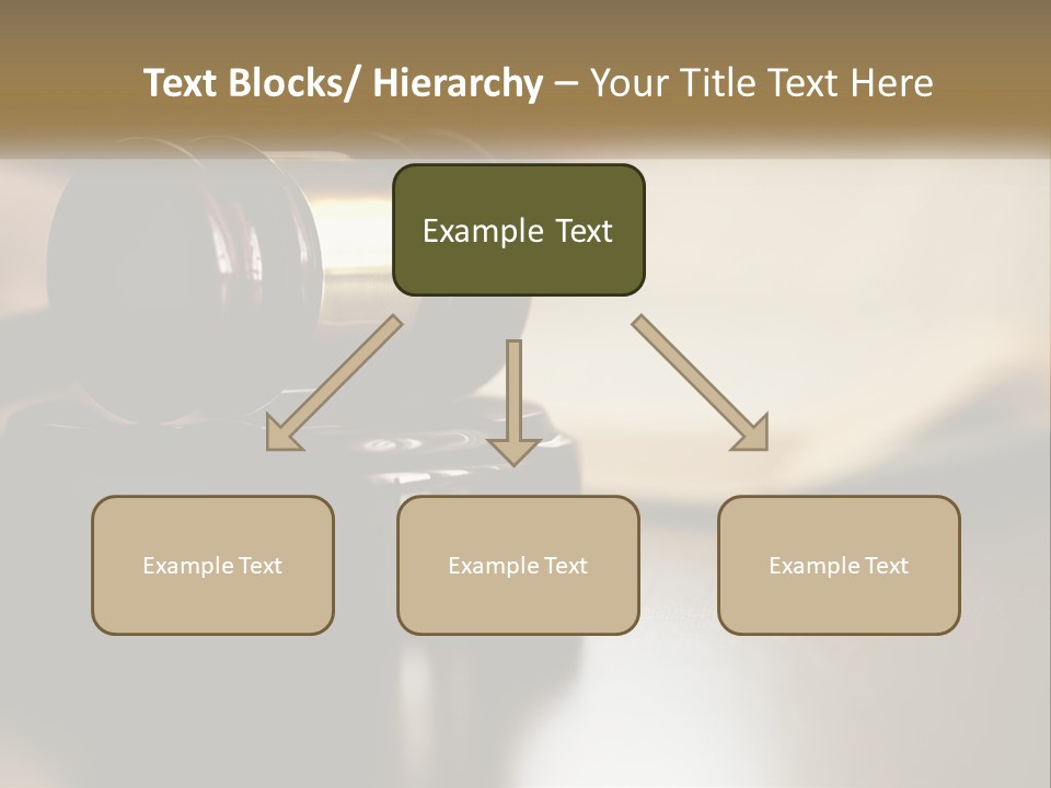 A Judge's Gavel Sitting On Top Of A Wooden Table PowerPoint Template