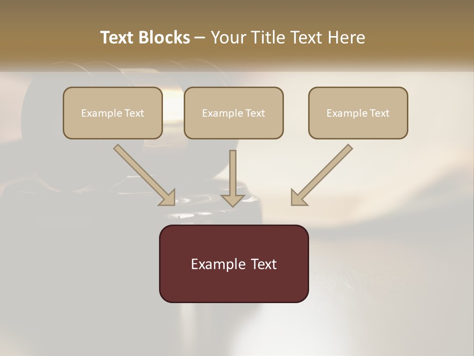 A Judge's Gavel Sitting On Top Of A Wooden Table PowerPoint Template