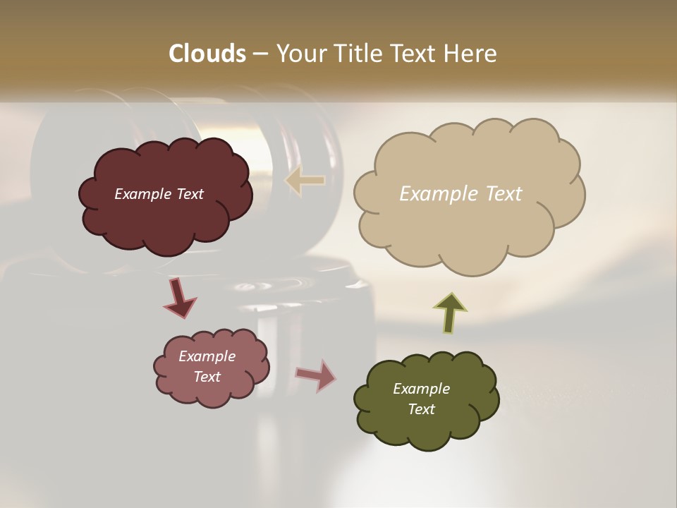 A Judge's Gavel Sitting On Top Of A Wooden Table PowerPoint Template
