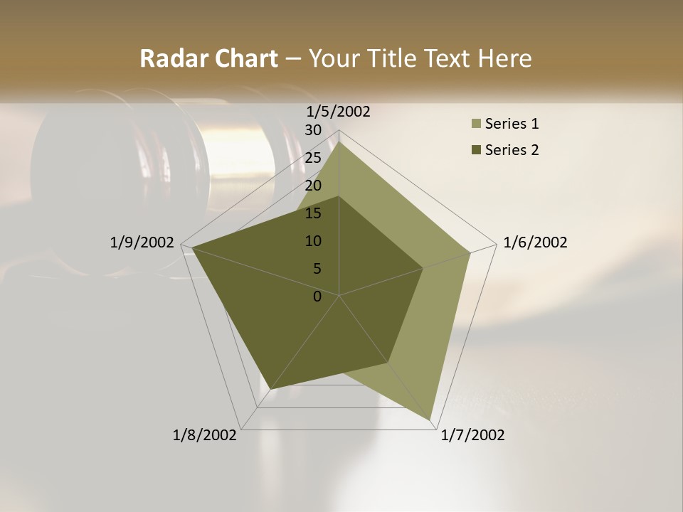 A Judge's Gavel Sitting On Top Of A Wooden Table PowerPoint Template