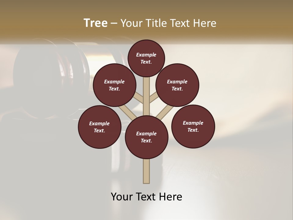 A Judge's Gavel Sitting On Top Of A Wooden Table PowerPoint Template