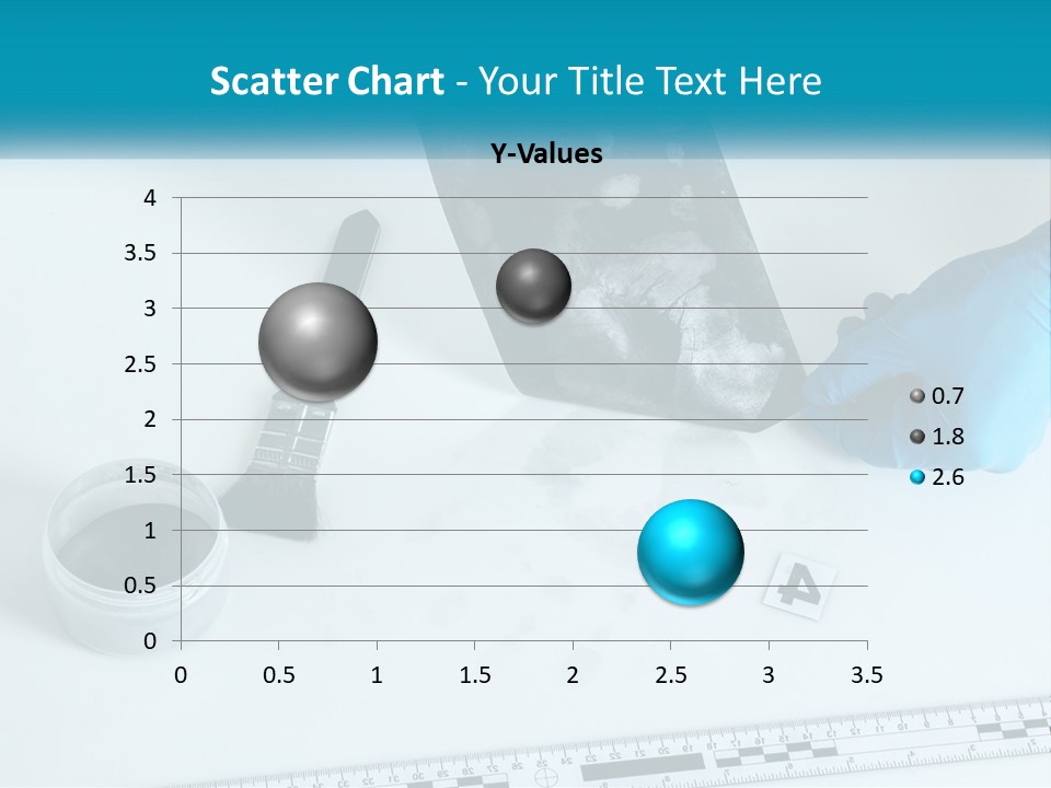 A Person In Blue Gloves Is Holding A Piece Of Paper PowerPoint Template