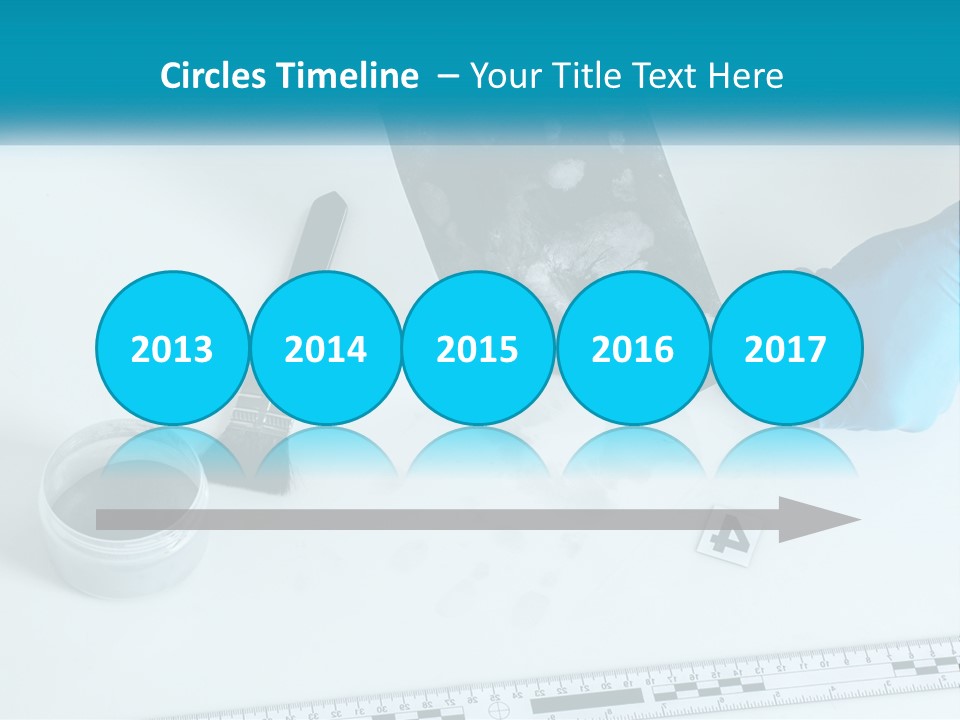 A Person In Blue Gloves Is Holding A Piece Of Paper PowerPoint Template