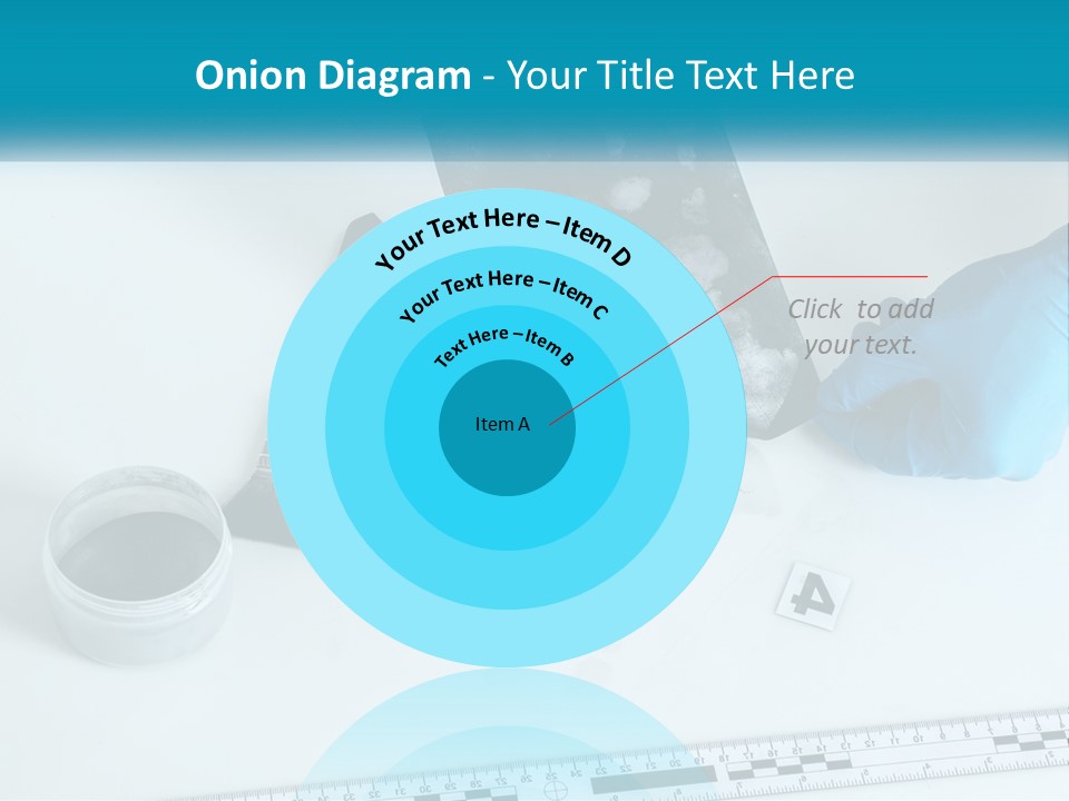 A Person In Blue Gloves Is Holding A Piece Of Paper PowerPoint Template