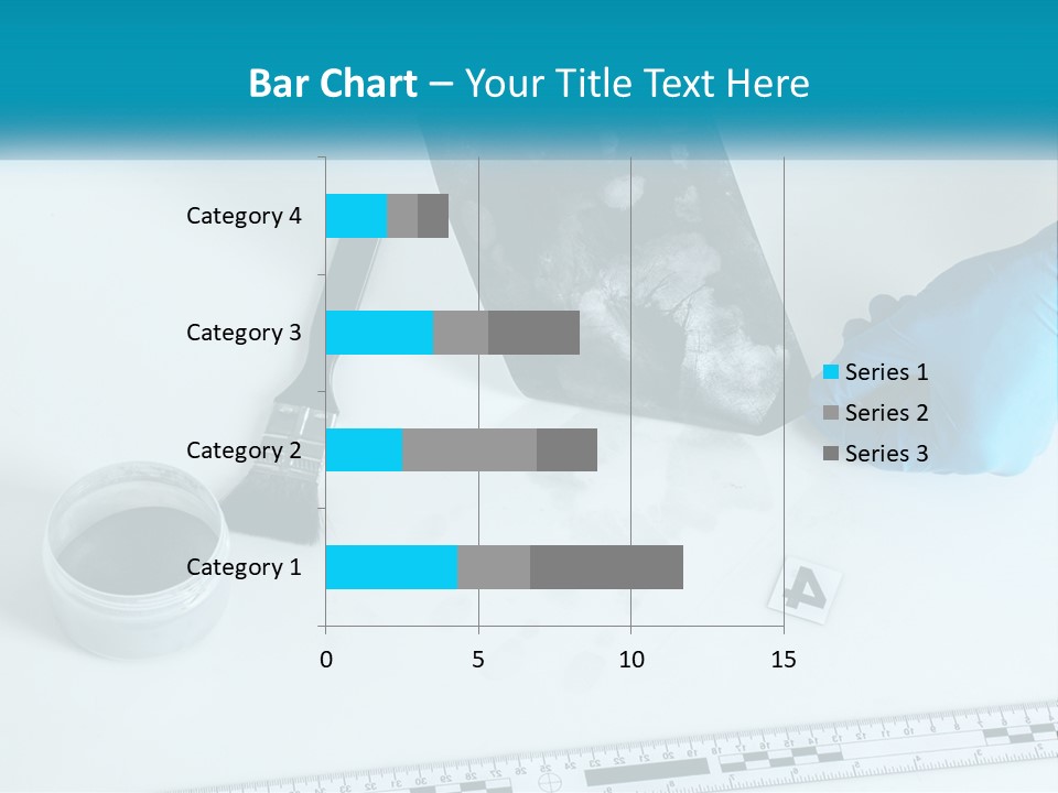 A Person In Blue Gloves Is Holding A Piece Of Paper PowerPoint Template