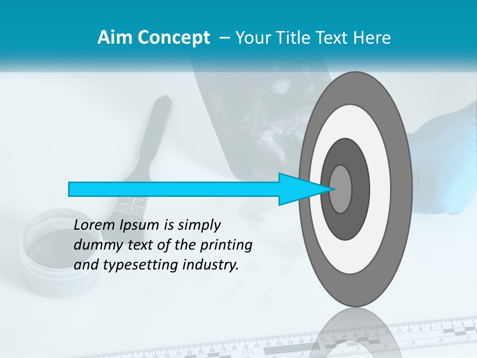 A Person In Blue Gloves Is Holding A Piece Of Paper PowerPoint Template