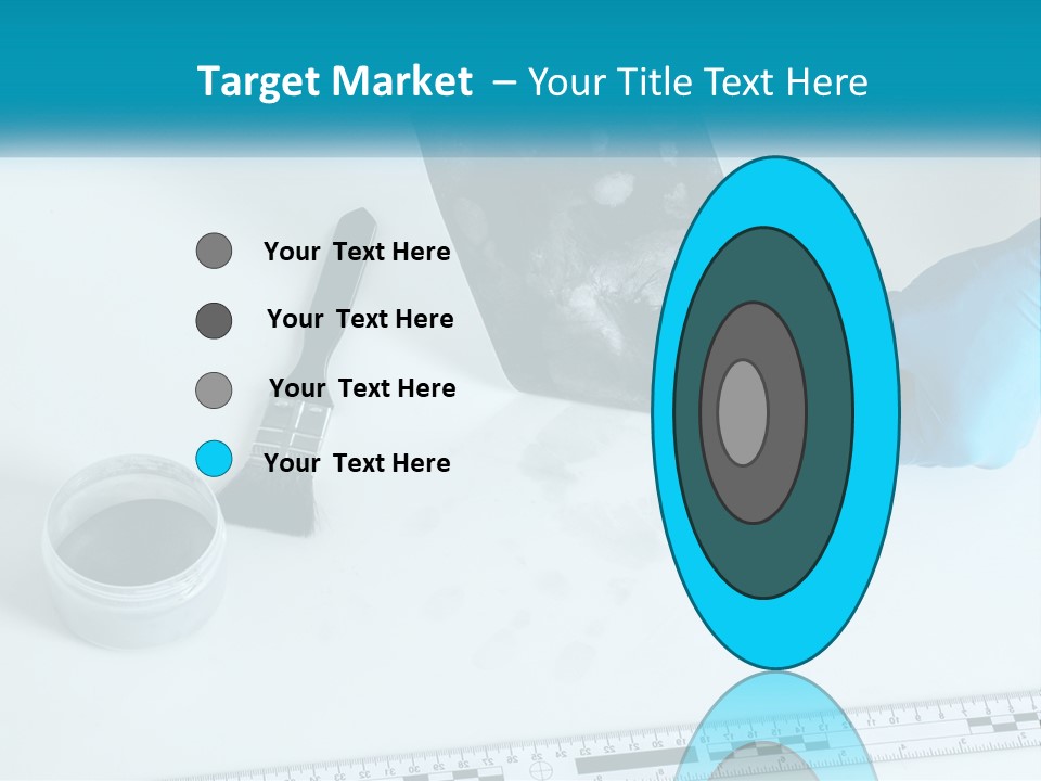 A Person In Blue Gloves Is Holding A Piece Of Paper PowerPoint Template