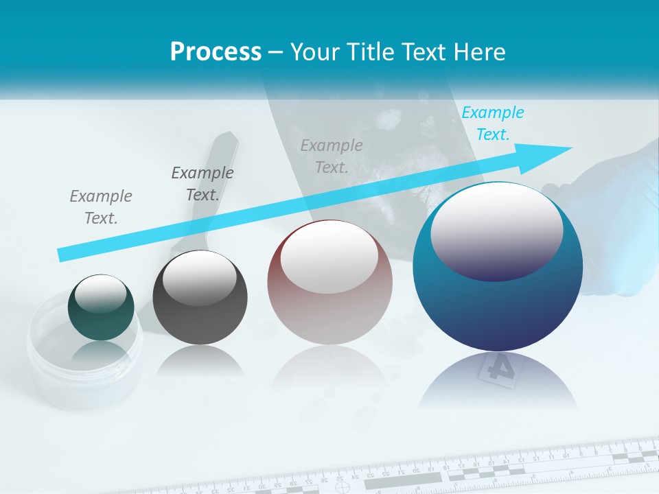 A Person In Blue Gloves Is Holding A Piece Of Paper PowerPoint Template