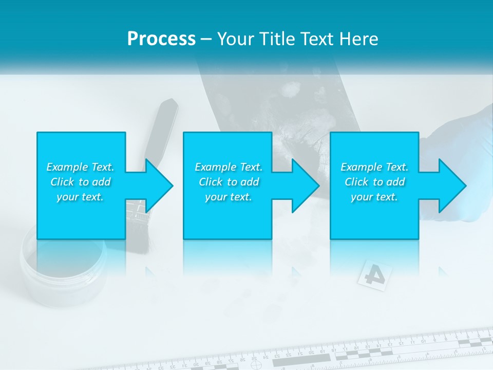 A Person In Blue Gloves Is Holding A Piece Of Paper PowerPoint Template