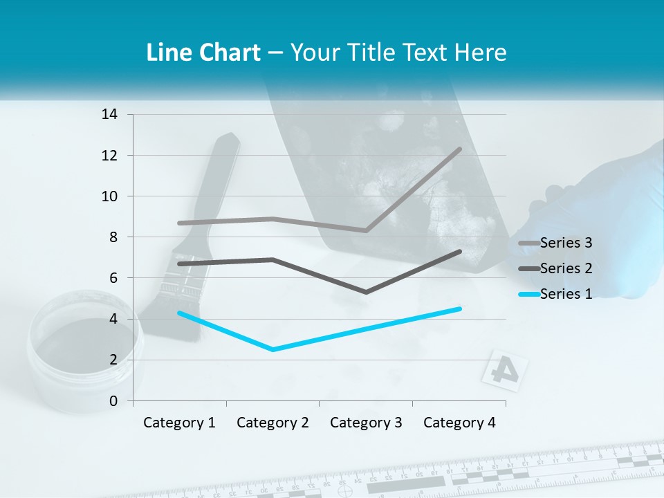 A Person In Blue Gloves Is Holding A Piece Of Paper PowerPoint Template