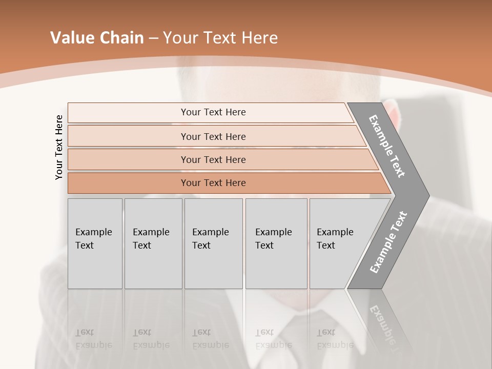 A Man In A Suit Is Looking At The Camera PowerPoint Template