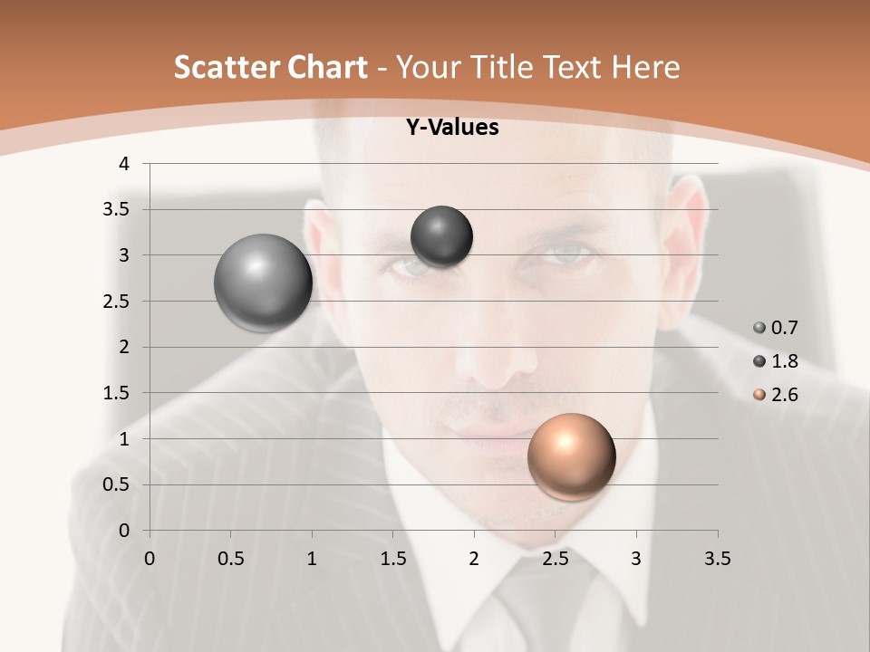 A Man In A Suit Is Looking At The Camera PowerPoint Template