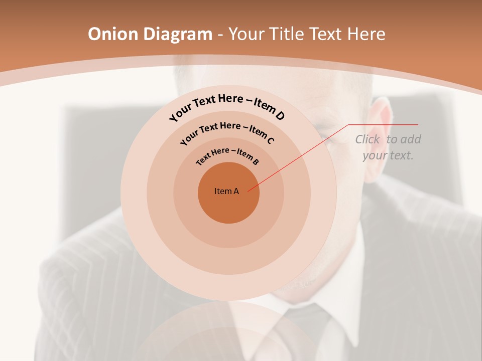 A Man In A Suit Is Looking At The Camera PowerPoint Template