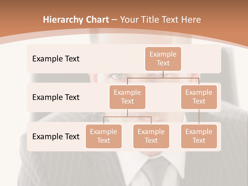 A Man In A Suit Is Looking At The Camera PowerPoint Template